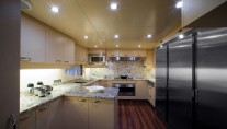 Luxury charter yacht Princess Iolanthe - Galley - image courtesy of Mondo Marine
